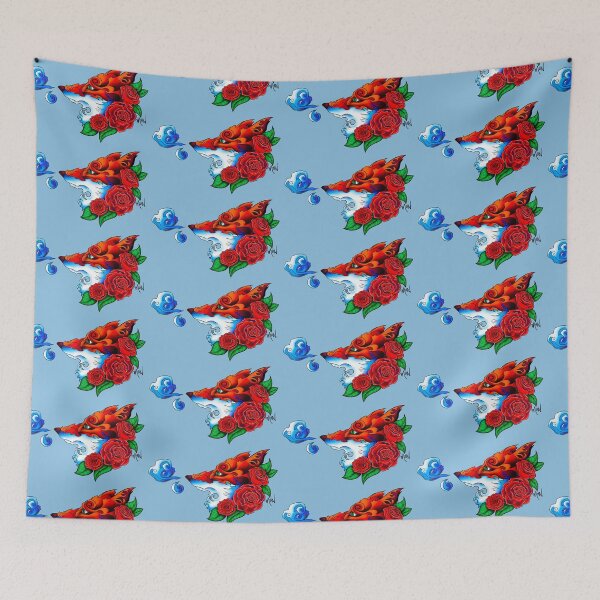 Item preview, Fox & Roses No. 1 designed and sold by megcutspaper.