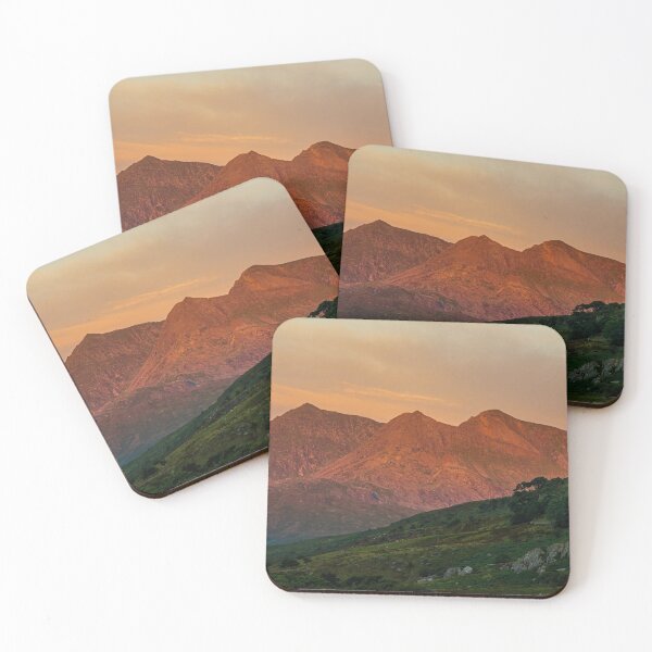 Item preview, Close up of the Snowdon Horseshoe at sunrise with amazing colours on the Horseshoe.  designed and sold by Cameranick.
