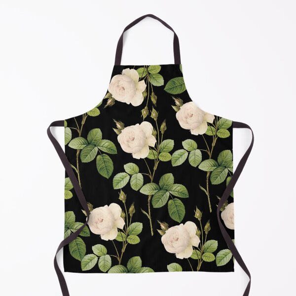 Item preview, Pink roses on black background - dark floral print designed and sold by kapotka.