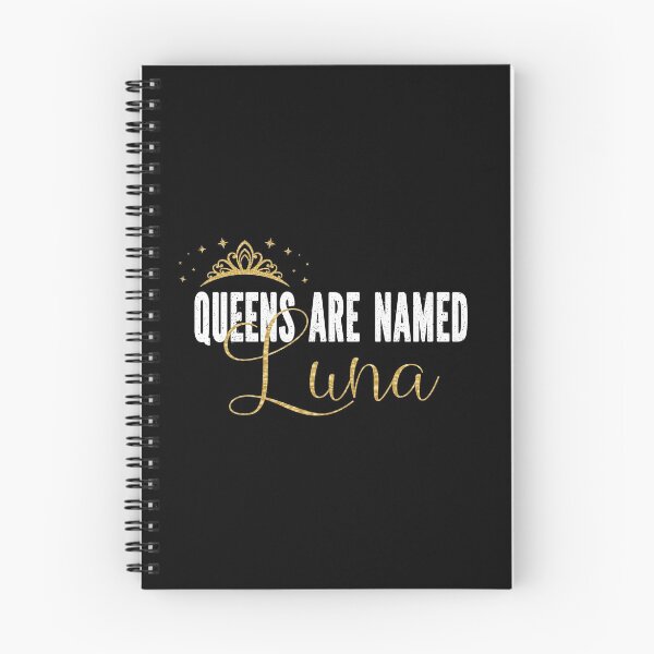 Item preview, Queens Are Named Luna Personalized First Name Girl print designed and sold by Grabitees.