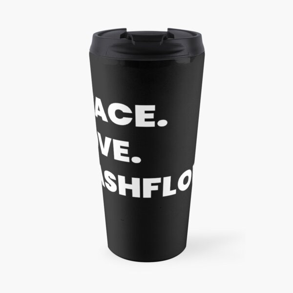 PEACE LOVE CASHFLOW Travel Coffee Mug