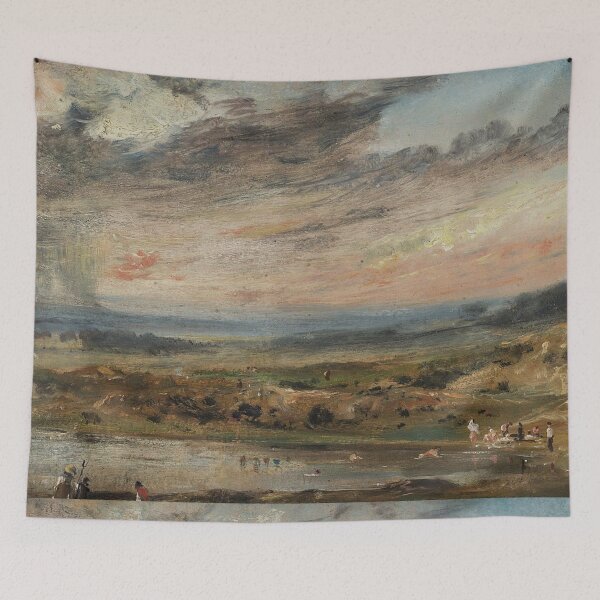 Item preview, John Constable Hampstead Heath with Pond and Bathers  designed and sold by Vintage Designs +.