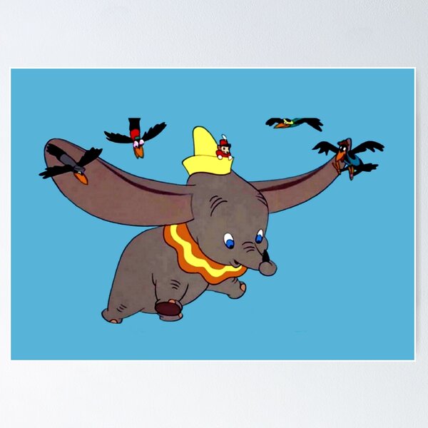 Dumbo takes a trip in the air ... Poster