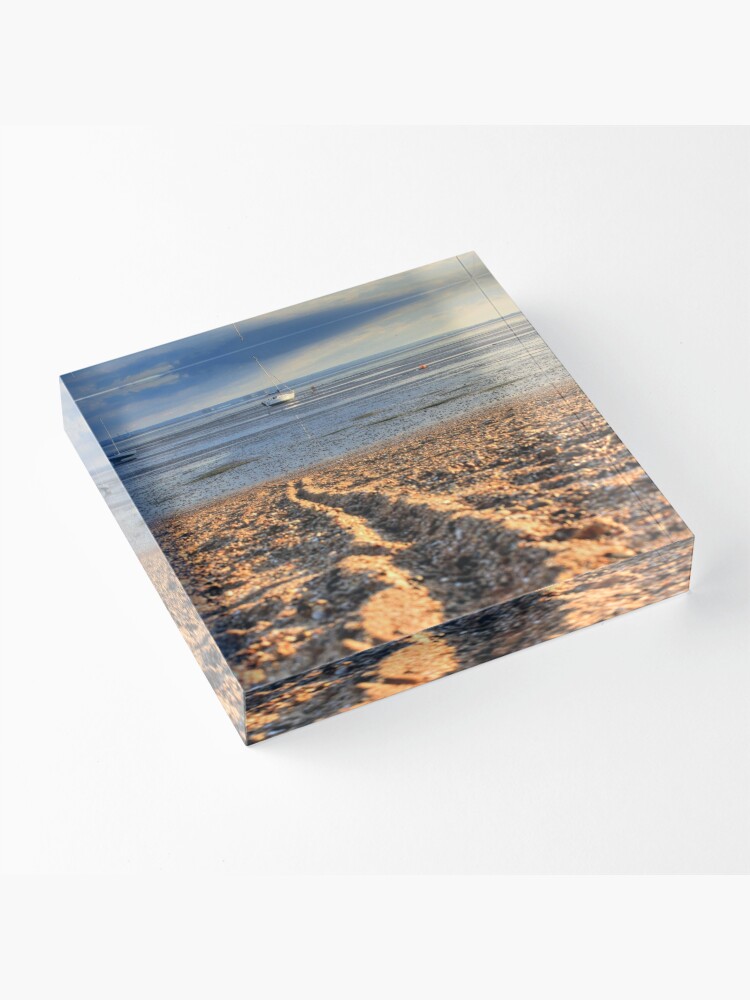 Alternate view of Line in the Sand Acrylic Block