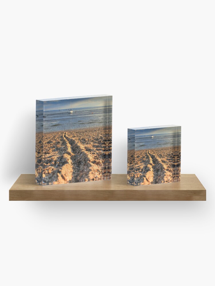 Alternate view of Line in the Sand Acrylic Block