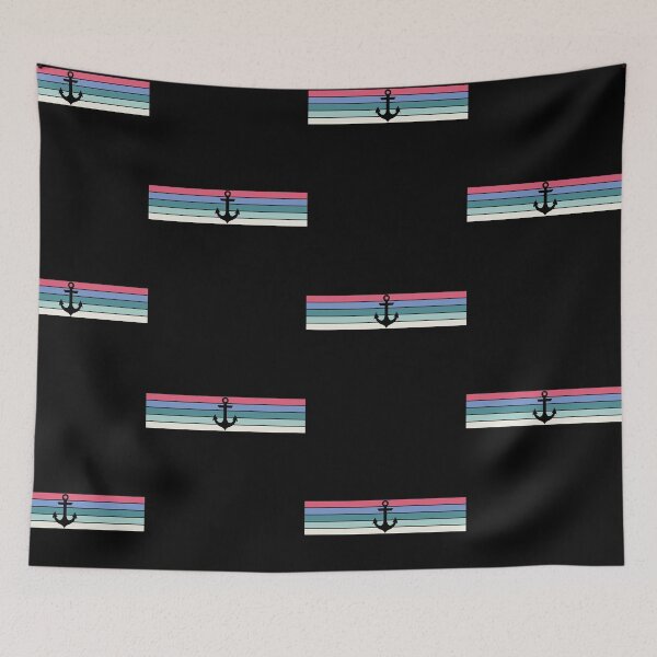Item preview, captain logo - anchor retro  designed and sold by pirminio.