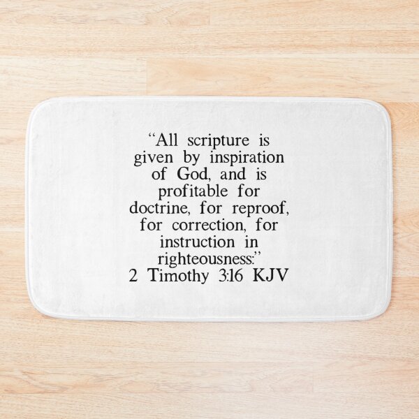 Item preview, 2 Timothy 3:16 KJV designed and sold by IBMClothing.