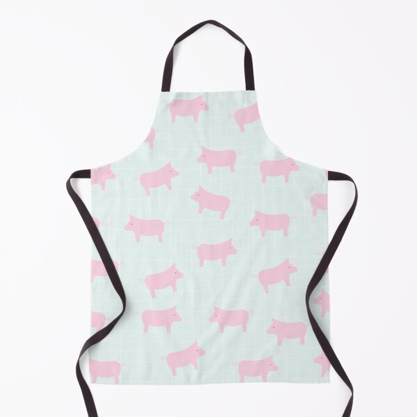 Item preview, Cute Pink Pigs on Blue Background designed and sold by kapotka.