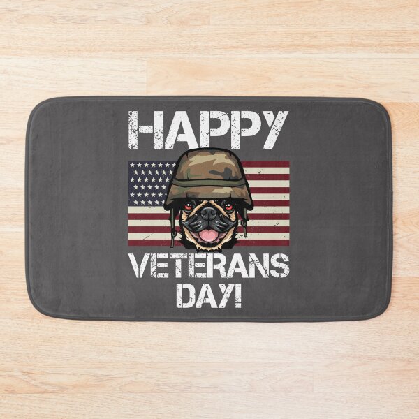 Item preview, Veterans Day Pug designed and sold by IPRINT Clothing.