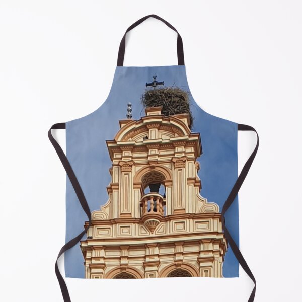 Item preview, New life atop a Spanish church. Blue, beige, grey designed and sold by JellyBeenzz.