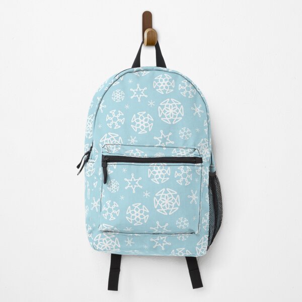 Item preview, White Snowflakes Pattern on Pale Blue designed and sold by nutmegfairy.