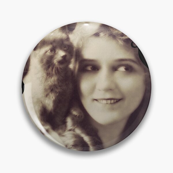 Item preview, Mary Pickford - Vintage Lady con gatito - Vintage Selfie designed and sold by augustinet.