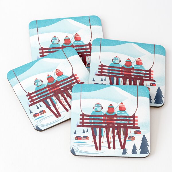 Item preview, Winter travel poster Holidays  designed and sold by Arctic frame studio.