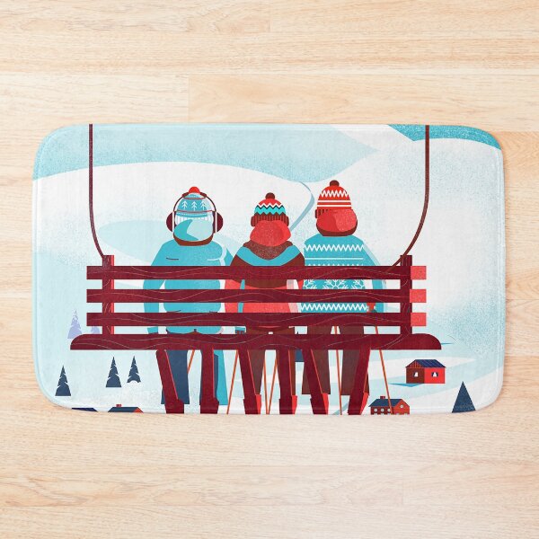 Item preview, Winter travel poster Holidays  designed and sold by Arctic frame studio.