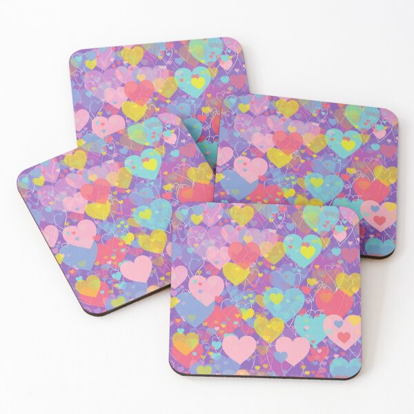 Item preview, Love Valentine's Day Bright Colorful Hearts designed and sold by IamTrending.