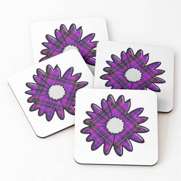 Item preview, Scottish Flower | Purple | Cute Tartan designed and sold by cutetartanshop.