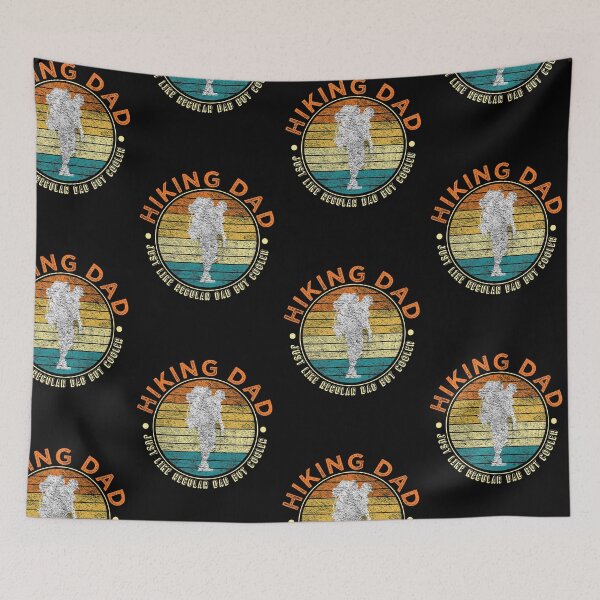 Item preview, hiking dad - retro hiker saying  designed and sold by pirminio.
