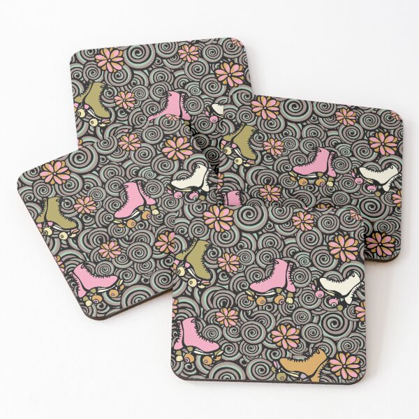 Item preview, Roller Skates Doodle Pattern - Vintage Palette designed and sold by Sketchbook Designs.