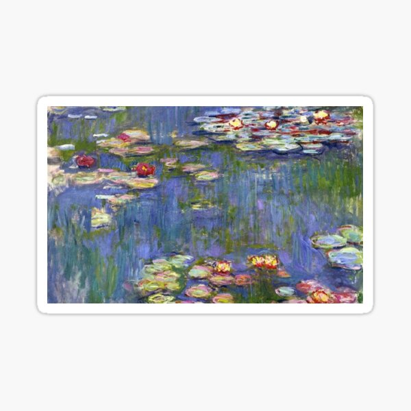 Claude Monet - Water Lilies Sticker