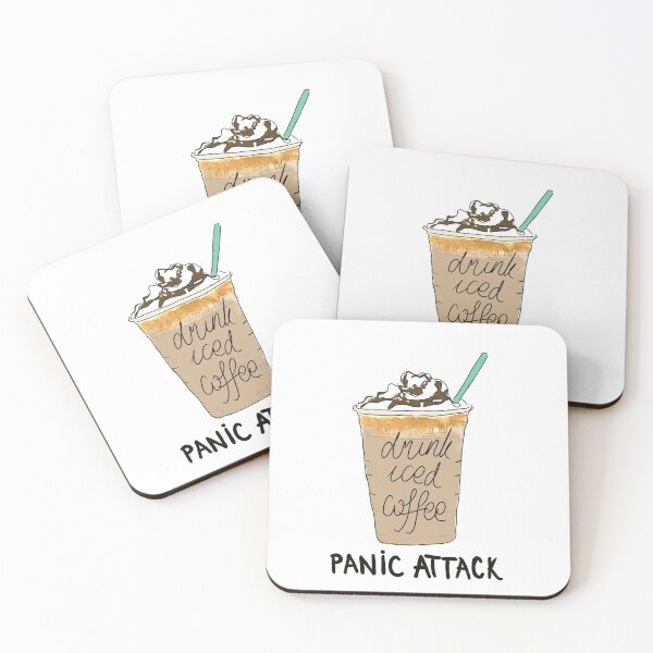 Item preview, Drink Iced Coffee, Panic Attack designed and sold by hashnan21.