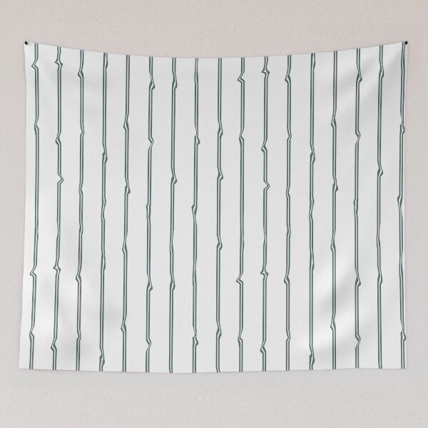 Item preview, Blue twisted lines on white background seamless pattern designed and sold by essskina.