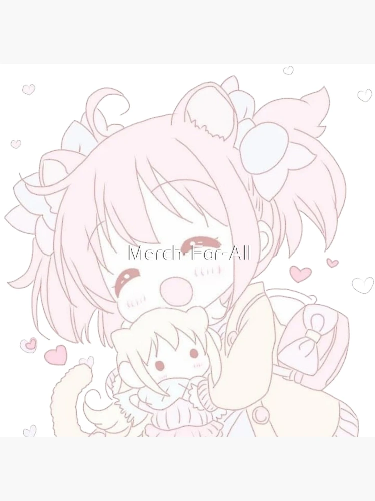 Cute Anime Girl Soft Aesthetic Photographic Print for Sale by  Merch-For-All