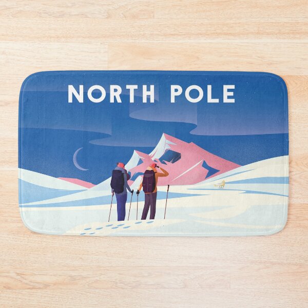 Item preview, North pole travel  poster  designed and sold by Arctic frame studio.