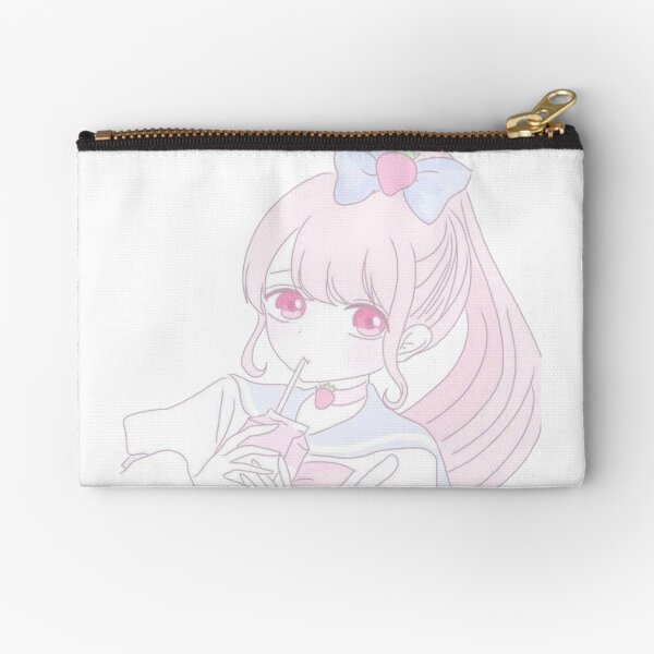 Item preview, Pastel Anime Bowtie Schoolgirl designed and sold by Merch-For-All.