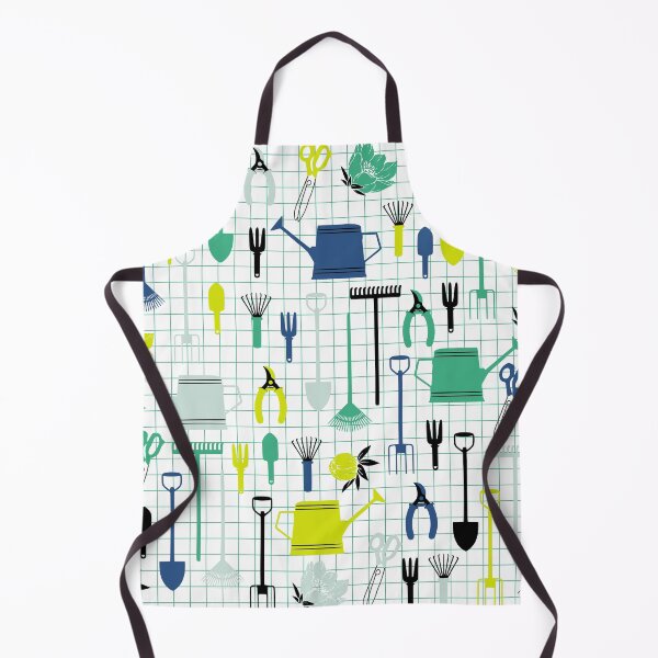 Item preview, Cute Gardening Tools in green and blue designed and sold by kapotka.