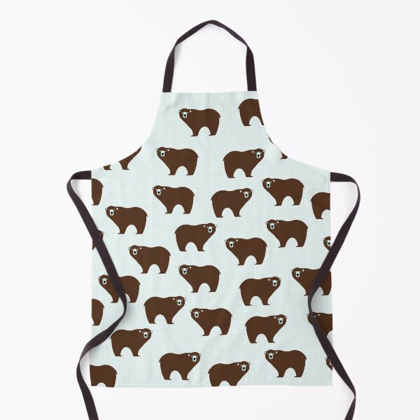 Item preview, Brown Bear on Blue Background designed and sold by kapotka.