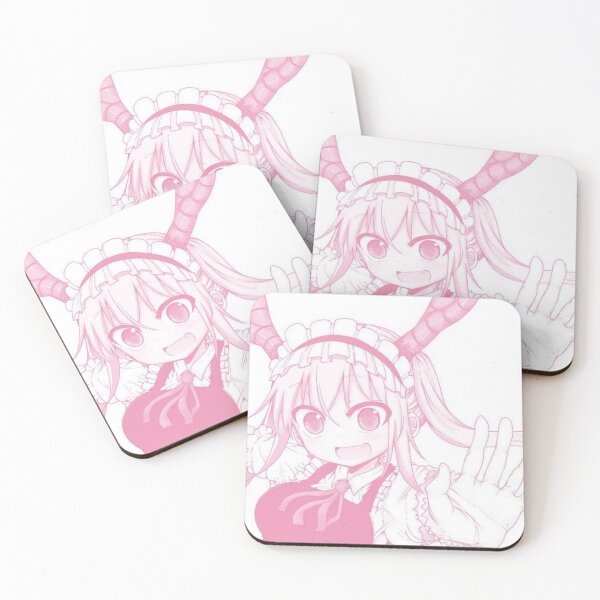 Item preview, Miss Kobayashi's Dragon Maid aesthetic kawaii pink manga designed and sold by Merch-For-All.