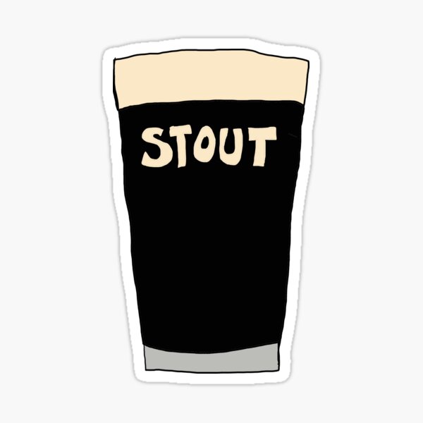 Item preview, Craft beer Stout. designed and sold by BassSaxBen.