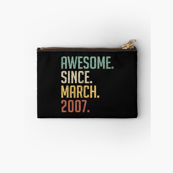 Item preview, Awesome Since March 2007 14th Birthday Gift 14 Years Old Vintage March 2007 designed and sold by Takatv.