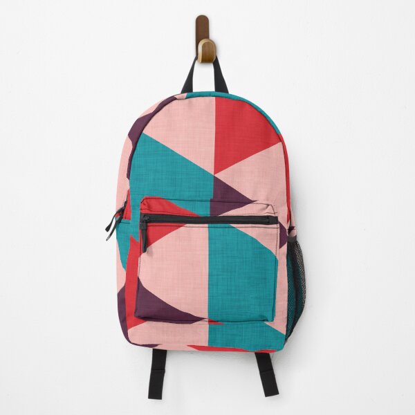 Item preview, Mod triangle pink blue and red pattern designed and sold by susycosta.
