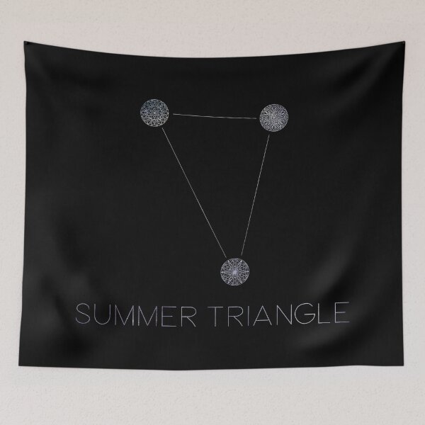 Item preview, Summer Triangle Asterism Mandalas designed and sold by MetaPhyStore.