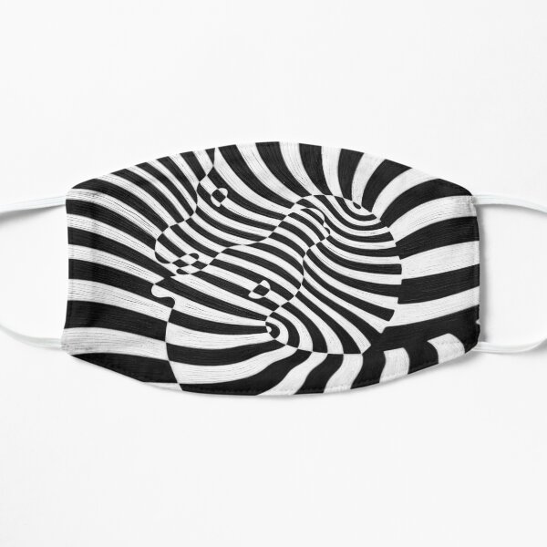 Zèbres de Victor Vasarely Masque sans plis