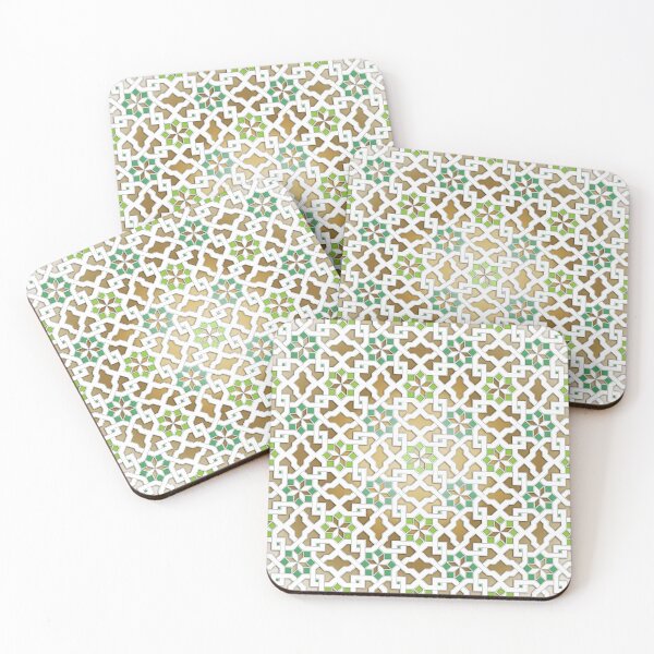 Item preview, patrón oriental para Kris - marrón, verde, blanco designed and sold by ohaniki.