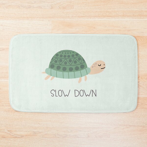 Item preview, Cute turtle with lettering Slow down. designed and sold by IrinaOstapenko.