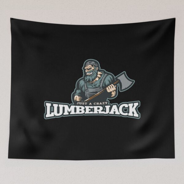 Item preview, Lumberjack Scary Crazy Axe Guy designed and sold by jacks-tees.