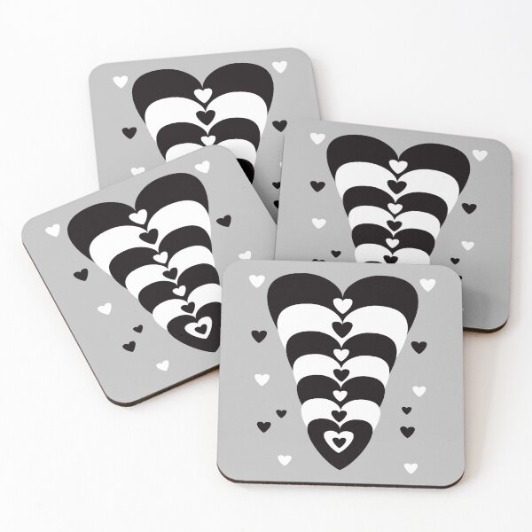 Item preview, Heart emoji black and white heart designed and sold by Fatimalak.