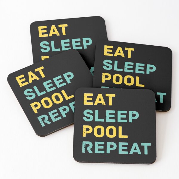 Item preview, Eat Sleep Pool Repeat designed and sold by Life Shop.