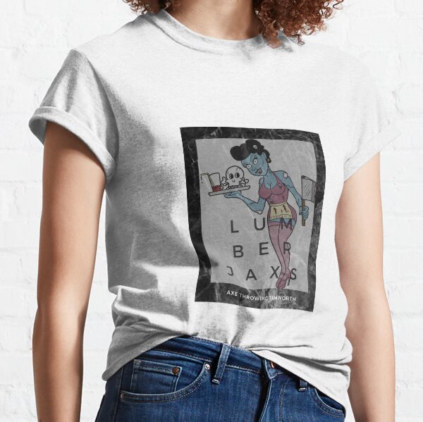 Dolly the Axe wielding zombie girl / Black Classic T-Shirt