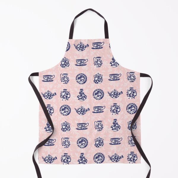 Item preview, Blue Porcelain on Pink Background designed and sold by kapotka.