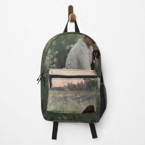 Item preview, Girl with Cats in a Summer Landscape-Elin Danielson Gambogi, designed and sold by LexBauer.