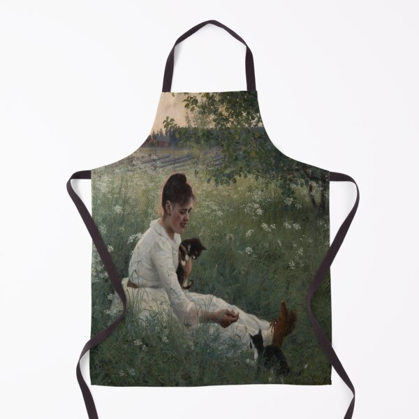 Item preview, Girl with Cats in a Summer Landscape-Elin Danielson Gambogi, designed and sold by LexBauer.