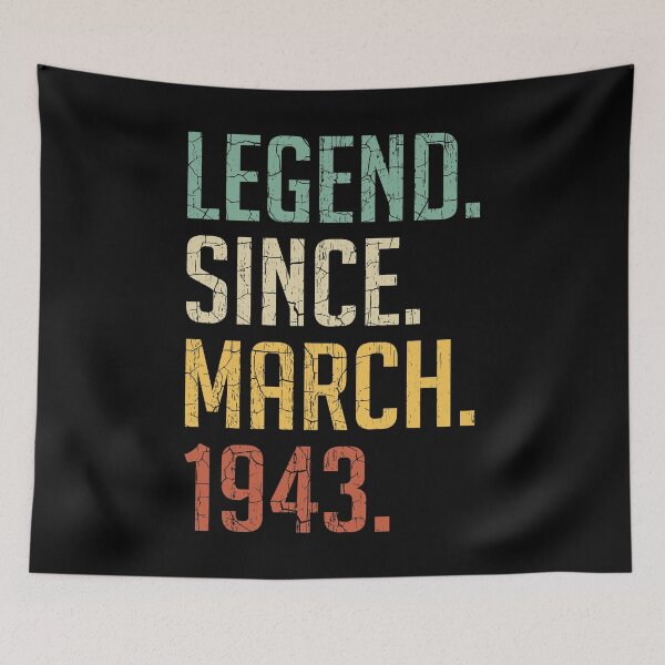 Item preview, Legend Since March 1943 78th Birthday Gift 78 Years Old Vintage March 1943 designed and sold by Takatv.