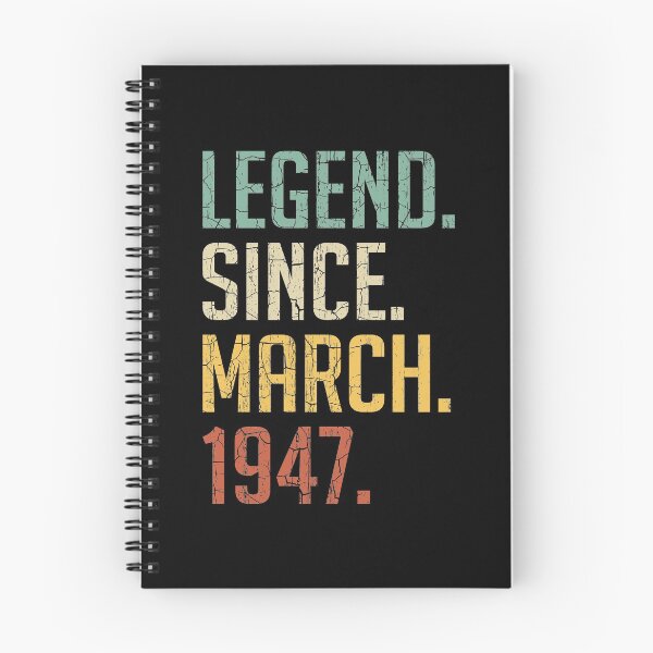 Item preview, Legend Since March 1947 74th Birthday Gift 74 Years Old Vintage March 1947 designed and sold by Takatv.
