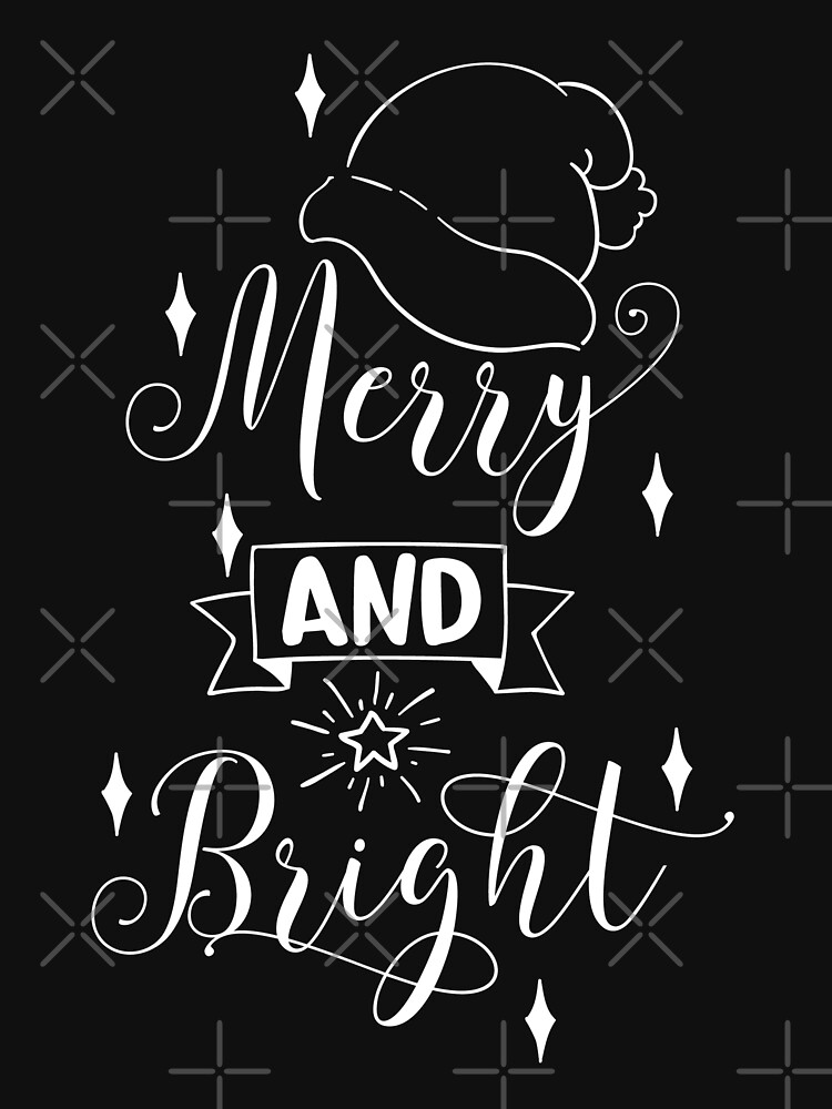 Merry And Bright Christmas Time Design by NextLVLShirts