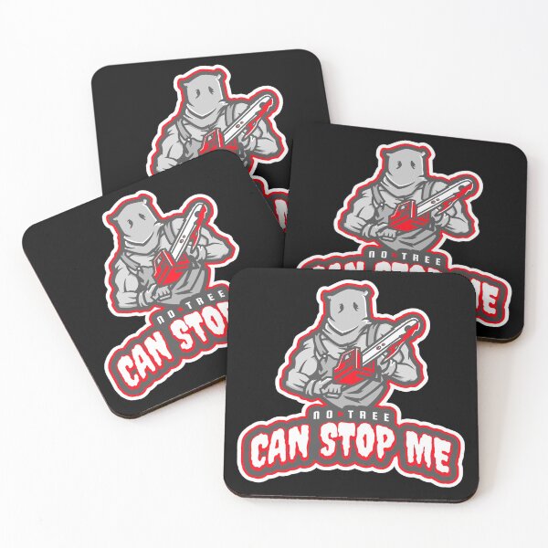 Item preview, Chainsaw Lumberjack - No Tree Can Stop Me Red designed and sold by jacks-tees.