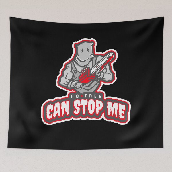 Item preview, Chainsaw Lumberjack - No Tree Can Stop Me Red designed and sold by jacks-tees.
